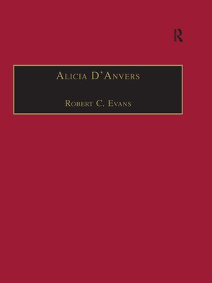 cover image of Alicia D'Anvers